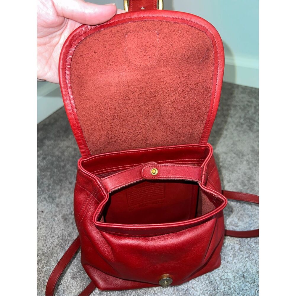 COACH RED Vintage Bantam Soho Daypack 4152 Mini Backpack - Picture 5 of 12